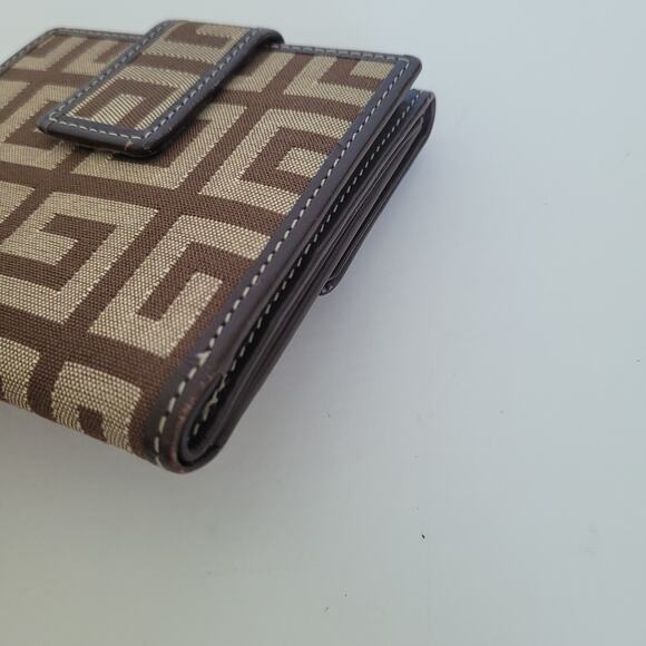 Givenchy Wallet Signature Brown Bifold 4x4 Medium Card Holder Logo Unisex Design - Picture 13 of 13